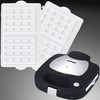 1 Set of Ceramic Waffle Plates Suitable for Syntrox Chef