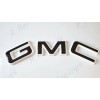 Auto Front GMC White Black Emblem Overlay 2019-2025 GMC Sierra
