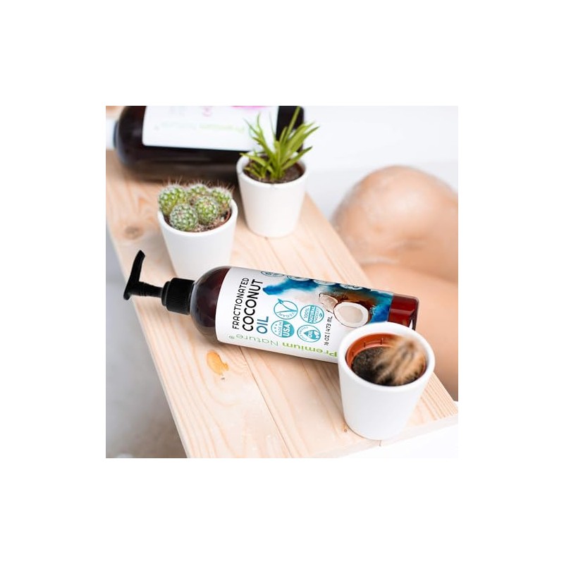 Aceite de Coco Sin Refinar - Premium Nature Coconut Oil