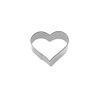 Westmark 6 Heart Cookie Cutters – Stainless Steel – Silver