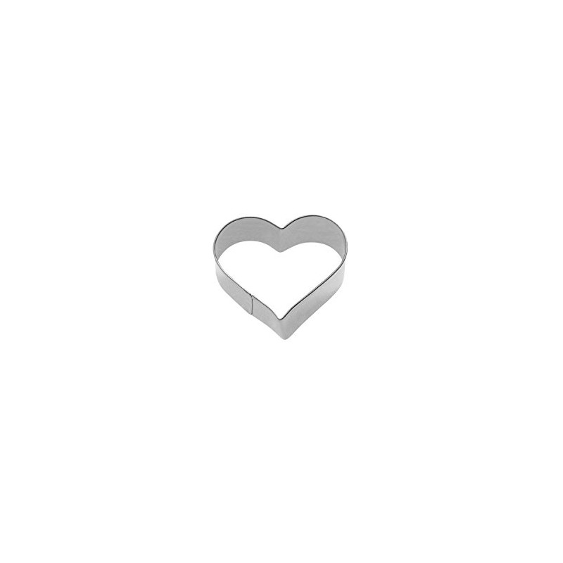 Westmark 6 Heart Cookie Cutters – Stainless Steel – Silver