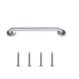 Shur Grip 24' Stainless Steel Bathroom Safety Bars - ADA Compliant for Seniors, Handles Up to 400lbs