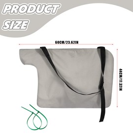 QEXUJOW Leaf Blower Accessories & Leaf Vacuum Accessories, Leaf Blower Vacuum Bag Garden Universal Bag Leaf Vacuum Collection Bag Universal Replacement Collection Bag Leaf Blower Oxford Fabric for