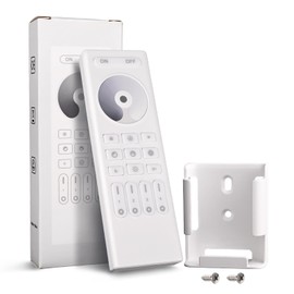 TUNICHX - Control remoto RC01RF RF de un solo color 2.4G Touch RF Control de grupo de 4 zonas 5050SMD para regulador de intensidad FCOB COB funciona con WB5 LM052 LM053 C01W C01Z C01RF, etc