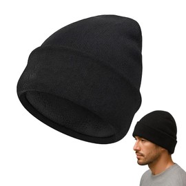 Beanie for Men Women Winter, Thick, Thermal, Fleece-Lined Knit Cap for Beanie, Ideal for Running, Skiing, Snowboarding, and Other Cold Weather Outdoor Activities, Classic, Stylish & Warm