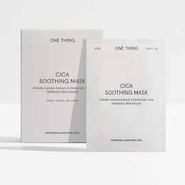 One thing Cica soothing mask pack, 5 sheets, 1 pack / 시카 수딩 마스크팩 5매, 1개