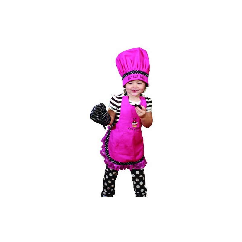 Manual Woodworkers and Weavers Child's Kitchen Apron, Hat, and Oven