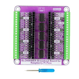 Breakout Board for Raspberry Pi Pico 1 2 W H WH, GPIO Status LED (Raspberry Pi Pico is NOT Included in The Product)