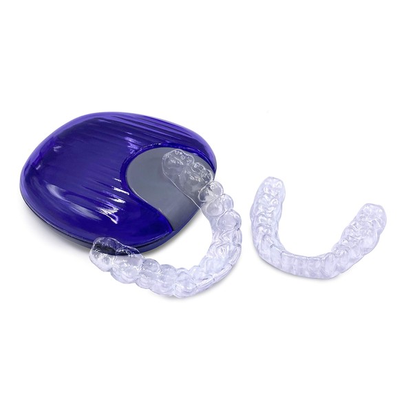SWEETGUARDS Custom Dental Night Guards, Upper & Lower Mouth Guards, Durable Day & Night Guard for Bruxism, Protect Teeth from Grinding&Clenching, Relieve Soreness in Jaw Muscles, 2 Guards(Hard-1mm)