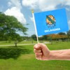 QQSD Oklahoma Small Flag Stick Mini Hand Held Flags -