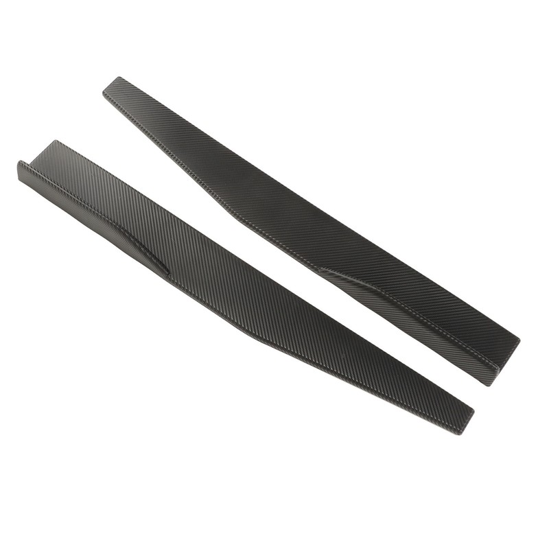 2PCs Side Skirt Winglet Carbon Fiber Style Universal Car Side