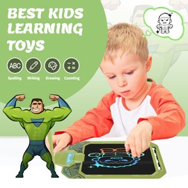CILNMEMO Kids Toys for 3-9 Years Old Girls Boys, LCD Writing Tablet Drawing Doodle Board for Kids, Travel Educational Toys,Christmas and Birthday Gifts for Boys Girls Age 3 4 5 6 7 8 9 Years (Green)