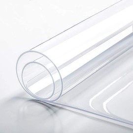 CenterZ 17.7x11.8 inch TPU Desk Cover Protector Pad - Food Grade Safety NOT PVC - 1.5mm Thick Crystal Clear Plastic Waterproof Oil Resistant Table Top Mat for Home, Office, Countertop Tabletop Desktop