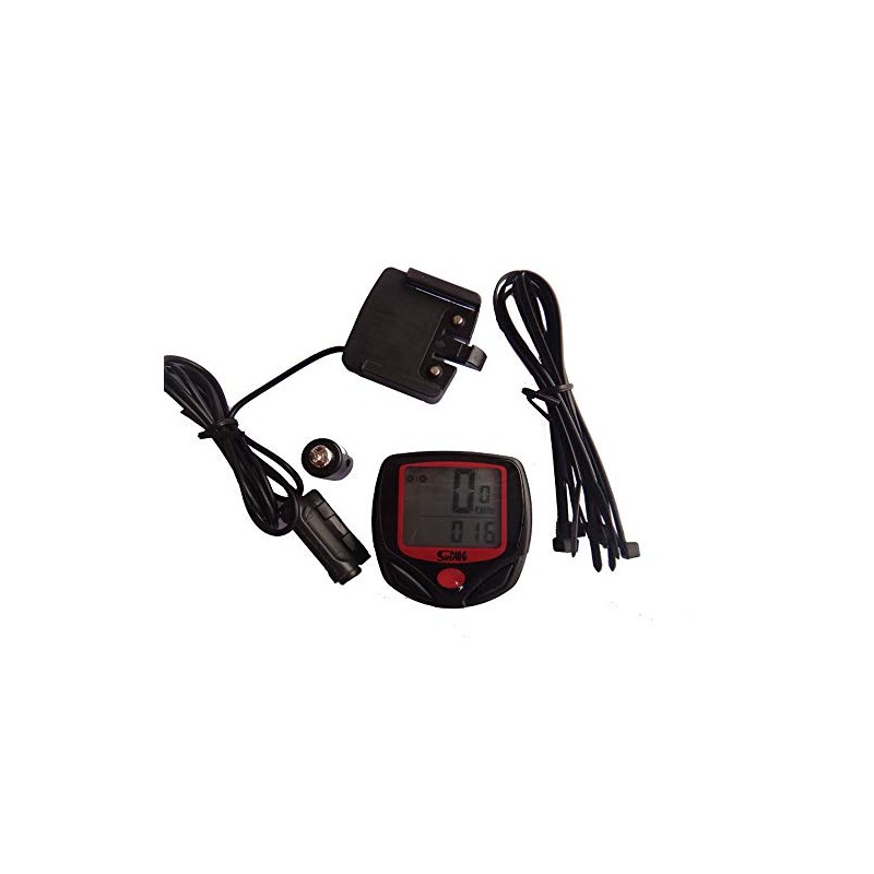 VOANZO Bicycle Computer Speedometer Waterproof Backlight LCD Display with Stopwatch