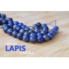 Unbranded Genuine Lapis Lazuli Round Beads 8mm 45 Bead Strand
