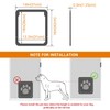 PETLESO Large Dog Door for Screen Door, Easy Install Lockable