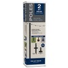 EXCELLO GLOBAL PRODUCTS Bistro String Light Poles - 2 Pack
