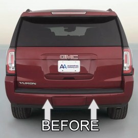 Automotive Authority LLC CHROME REAR BUMPER TRUNK TRIM MOLDING For 2015-2020 GMC YUKON / YUKON XL