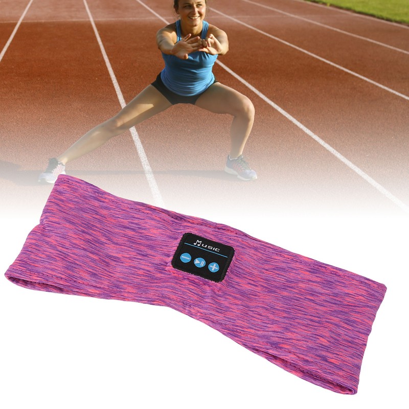 Wireless Sleep Headband Adjustable Musical Soft Sleeping Headphone for Running