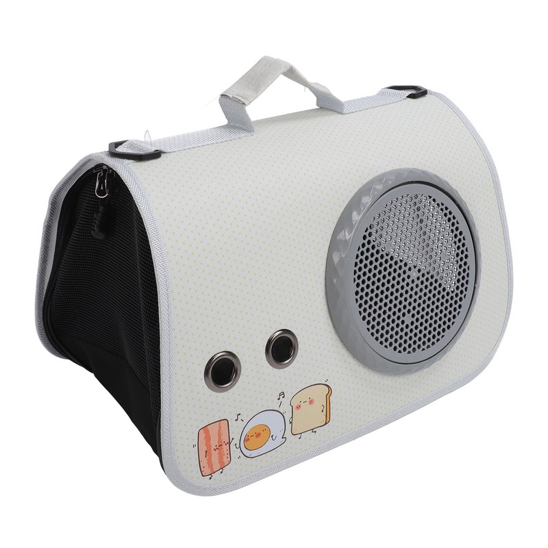 Cat Space Capsule Carrier Breathable Mesh Cover Large Capacity PU