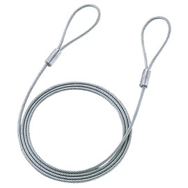 Sanwa Supply Security Wire (Wire Length: 0.6 ft (1.5 m) / Diameter 1.4 inches (3.5 mm) e-Security Series SLE-1W