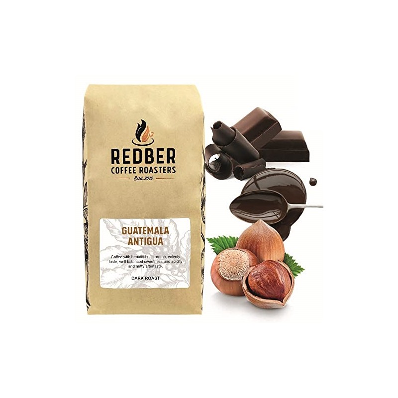 Redber Guatemala Antigua Cieba, Coffee Roasted to Order (Dark, Beans)