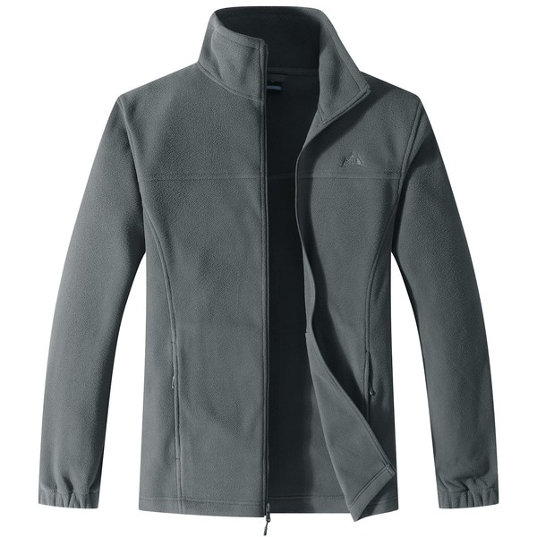 GIMECEN Women's Lightweight Full Zip Soft Polar Fleece Jacket Outdoor