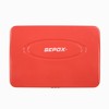 SEPOX® Water/Fire-Resistant Portable Security Case Lock Box Steel, Small Personal