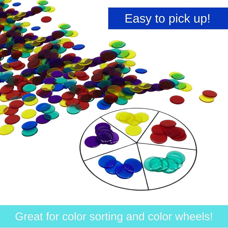MR CHIPS Plastic Bingo Chips for Games 150 Count Bag