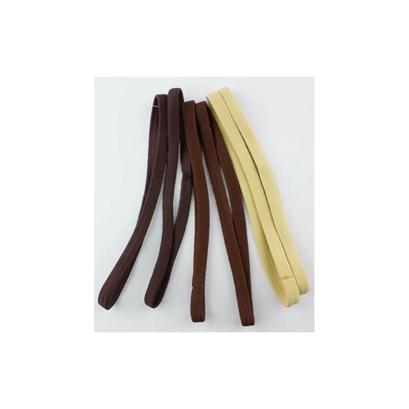 Mytoptrendz® 6 Pcs Elastic Headbands Unisex Plain Long Thin Hairband