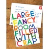 Funny Humorous 'David Shrigley Large Fancy Room' Novelty Postcard