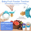 WAJIAYON Baby Fruit Feeder Pacifier - 12 Pack | 2
