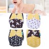 4pcs Baby Diaper Reusable Waterproof Strong Water Absorption Baby Underwear