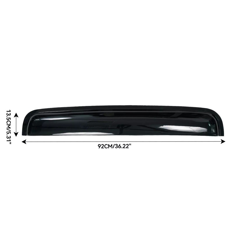Xukey Sunroof Visor Window Top Moonroof Vent 36.2" Rain Guard
