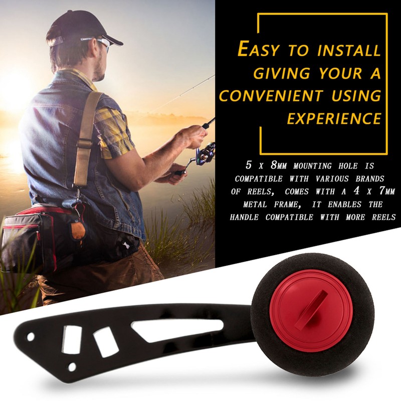 Fishing Reel Handle EVA Knob with Fittings Replacement Parts for