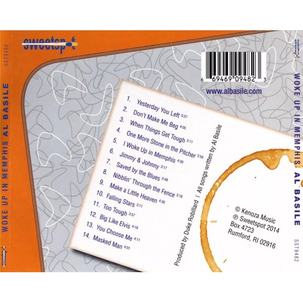 AL BASILE - WOKE UP IN MEMPHIS NEW CD