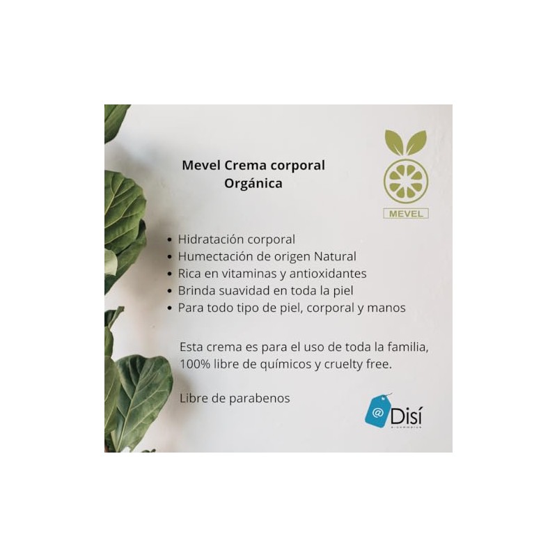 Crema Corporal Orgánica 500ml