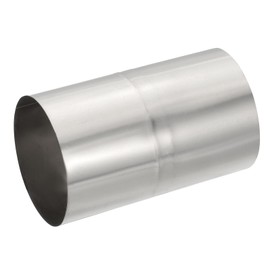 PATIKIL 2.36 Inch Pipe Connector, 1Pcs 304 Stainless Steel Chimney Flue Connector for Outdoor Camping Tent Wood Stove Accessories Vent Exhaust, 3.94 Inch Length