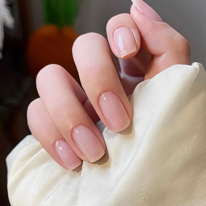 COSMOO Pale Pink Nail Polish Chip Resistant Manicure, Non-Toxic, Vegan,