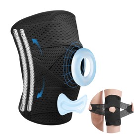 Rodillera Ortopedica, 2PCS Rodilleras Deportiva Transpirables, Menisquera para Rodilla para Dolor de Rodilla, para Deportes, Correr, Levantamiento de 