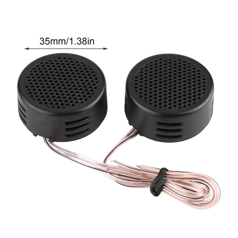 Mini Car Speaker Audio Tweeter 35mm 500W Loudspeaker, 98dB for