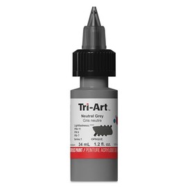 Tri-Art Low-Viscosity Artist Acrylic - Neutral Gray, 34 ml Tube