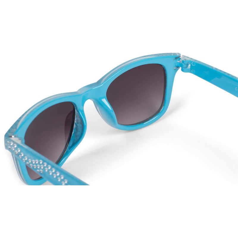 styleBREAKER 09020087 Girls' Nerd Sunglasses with Rhinestones, Plastic Frame and