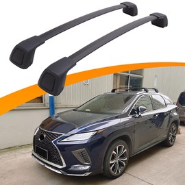 Snailfly Upgraded Crossbars Fit for 2016-2022 Lexus RX RX350 RX350L RX450h RX450hL Sunroof Freedom Roof Rack Cross Bars Cargo Carrier