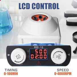 Cekegon Centrifuge, PRP Centrifuge Machine 6x10ml with LCD Digital Control, 4000rpm 1685xg RCF Portable Lab Benchtop Centrifuges, Timer 1-99min