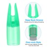 PATIKIL 8mm Archery Arrows Nocks, 60 Pcs Plastic Glue on