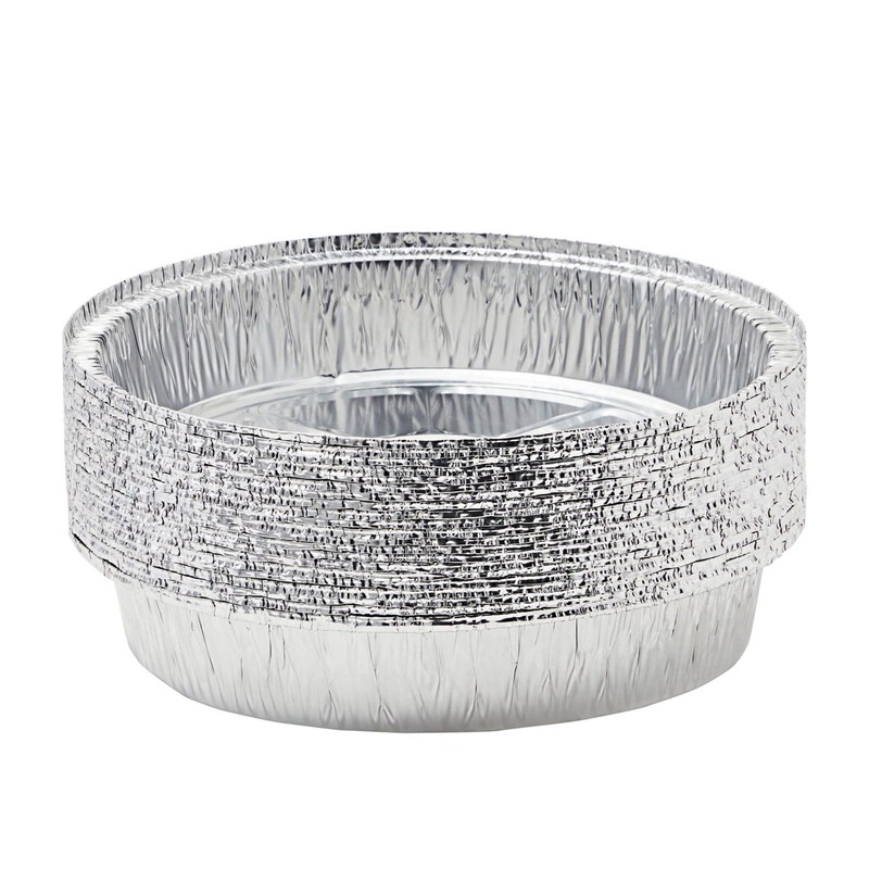 Juvale Round Aluminum Pans with Lids - Disposable Pie Pans