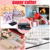 Wrapping Paper Cutter,Christmas Gift Wrapping Paper Roll Cutter with 3