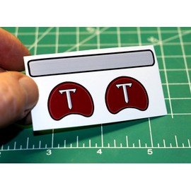 Troy Trojans Football Gumball Helmets *DIECUT DECALS ONLY* Sun Belt Mini OPI AL