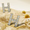 VDKIDKT Letter Y Initial Stud Earrings for Girls, 14K Gold